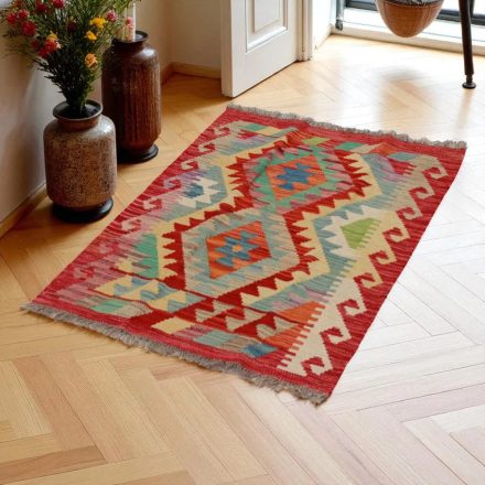 Tapis Kilim Chobi 91x67 kilim en laine afghane tissé main