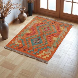 Tapis Kilim tissé main Chobi 61x88 tapis Kilim afghan