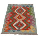 Tapis kilim ethnique Chobi 248x176 kilim en laine afghane tissé main