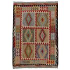 Tapis Kilim ethnique Chobi 63x92 Kilim authentique en laine