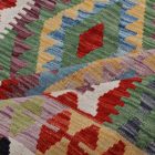 Tapis kilim ethnique Chobi 248x176 kilim en laine afghane tissé main