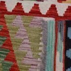 Tapis kilim ethnique Chobi 248x176 kilim en laine afghane tissé main