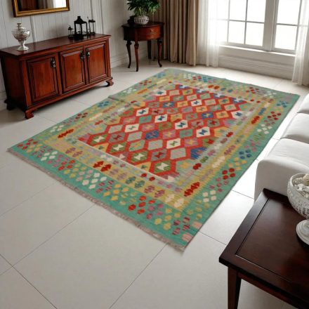 Tapis kilim authentique Chobi 244x174 kilim en laine afghane tissé main