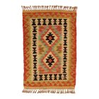 Tapis Kilim Chobi 92x64 kilim en laine afghane tissé main