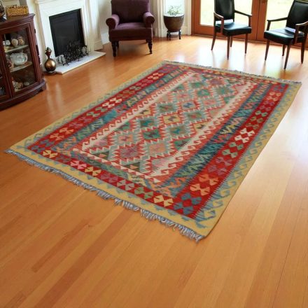 Tapis Kilim Chobi 249x175 kilim en laine afghane tissé main