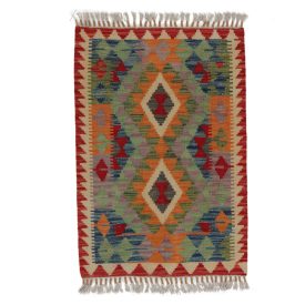 Tapis Kilim Chobi 96x66 kilim en laine afghane tissé main
