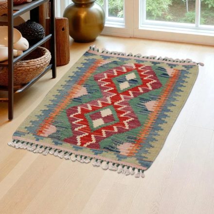 Tapis Kilim Chobi 98x64 kilim en laine afghane tissé main