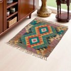 Tapis Kilim Chobi 59x92 kilim en laine afghane tissé main