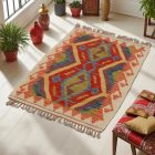 Tapis Kilim Chobi 65x88 kilim en laine afghane tissé main