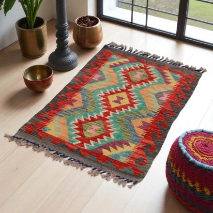 Tapis Kilim Chobi 63x84 kilim en laine afghane tissé main