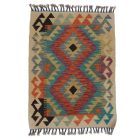 Tapis Kilim Chobi 77x60 kilim en laine afghane tissé main