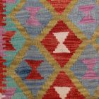 Tapis Kilim Chobi 90x56 kilim en laine afghane tissé main