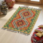 Tapis Kilim Chobi 58x94 kilim en laine afghane tissé main