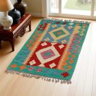 Tapis Kilim Chobi 64x83 kilim en laine afghane tissé main