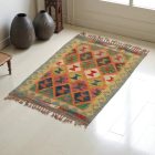 Tapis Kilim Chobi 74x64 kilim en laine afghane tissé main