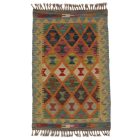 Tapis Kilim Chobi 74x64 kilim en laine afghane tissé main