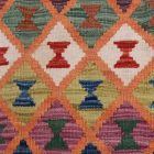 Tapis Kilim Chobi 74x64 kilim en laine afghane tissé main