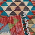 Tapis Kilim Chobi 88x60 kilim en laine afghane tissé main