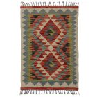 Tapis Kilim Chobi 63x89 kilim en laine afghane tissé main