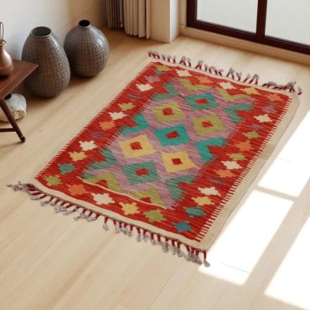 Tapis Kilim Chobi 83x61 kilim en laine afghane tissé main