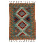 Tapis Kilim Chobi 89x61 kilim en laine afghane tissé main