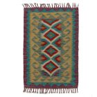 Tapis Kilim Chobi 85x60 kilim en laine afghane tissé main