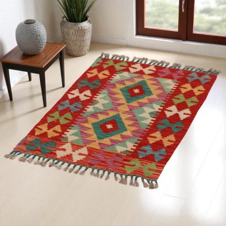 Kilim ethnique Chobi 119x86 Tapis Kilim afghan tissé main