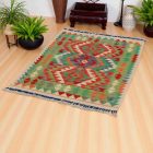 Kilim ethnique Chobi 119x86 Tapis Kilim afghan tissé main