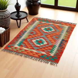Tapis Kilim Afghan Chobi 119x87 tapis kilim fait main