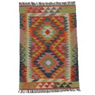 Kilim ethnique Chobi 124x88 Tapis Kilim afghan tissé main
