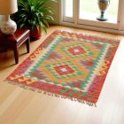 Kilim ethnique Chobi 121x84 Tapis Kilim afghan tissé main