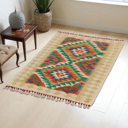 Tapis Kilim Chobi 78x118 kilim en laine afghane tissé main