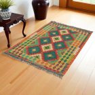 Tapis Kilim Chobi 168x107 Kilim afghan en laine tissé à la main