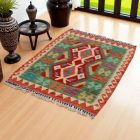 Tapis Kilim Chobi 120x87 Kilim afghan en laine tissé à la main