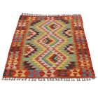 Tapis Kilim Chobi 126x86 Kilim afghan en laine tissé à la main
