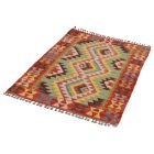 Tapis Kilim Chobi 126x86 Kilim afghan en laine tissé à la main