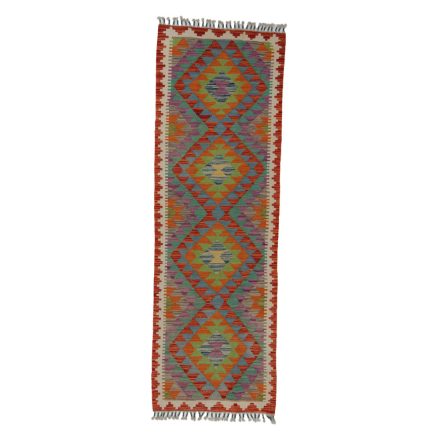 Tapis-Kilim-tisse-main-Chobi-67x200-Kilim-afghan