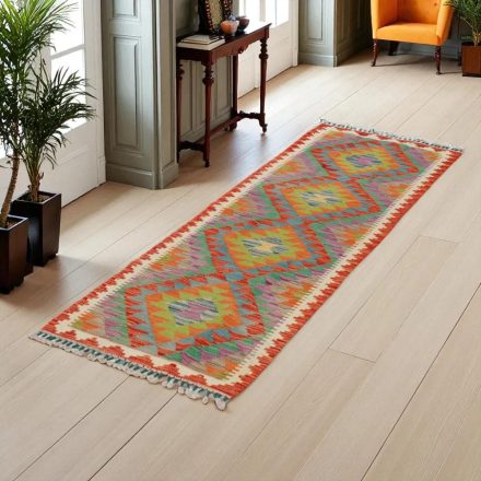 Tapis-Kilim-tisse-main-Chobi-67x200-Kilim-afghan