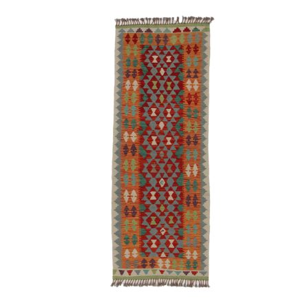 Tapis Kilim Chobi 73x193 kilim en laine afghane tissé main