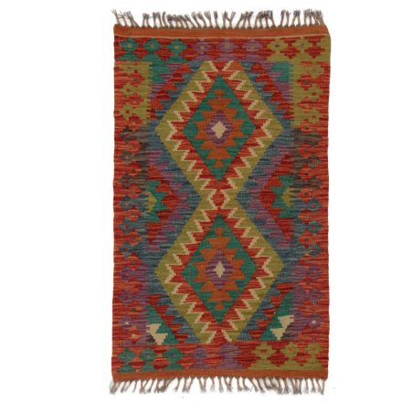 Tapis Kilim Chobi 62x102 kilim en laine afghane tissé main