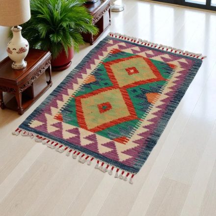 Tapis Kilim Chobi 58x91 kilim en laine afghane tissé main