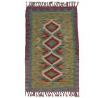 Tapis Kilim Chobi 87x65 kilim en laine afghane tissé main