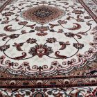 Tapis classique beige 140x200 tapis mécanique polyester