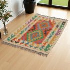 Tapis Kilim Chobi 123x78 kilim en laine afghane tissé main