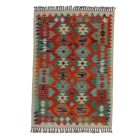 Tapis Kilim tissé main 131x93 Kilim afghan en laine