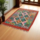 Tapis Kilim Chobi 125x87 Kilim afghan laine tissé à la main