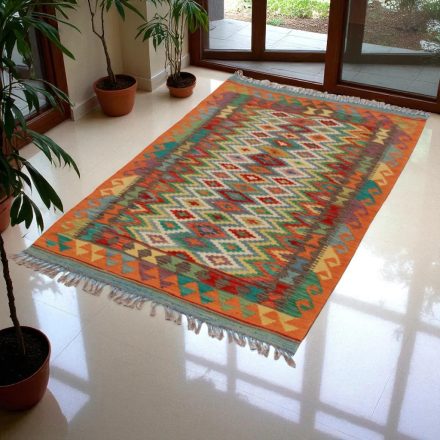 Tapis Kilim Afghan 99x159 kilim ethnique tissé main