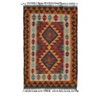 Tapis Kilim Chobi 83x128 kilim en laine afghane tissé main