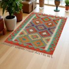 Tapis Kilim Chobi 80x112 kilim en laine afghane tissé main