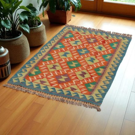 Tapis Kilim Chobi 125x84 kilim en laine afghane tissé main